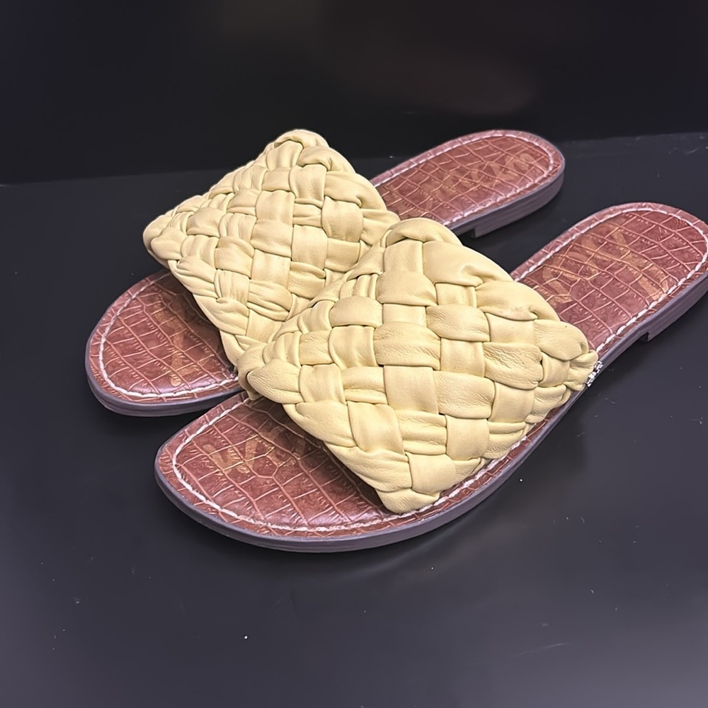 Sam Edelman Griffin Leather Slide Sandals